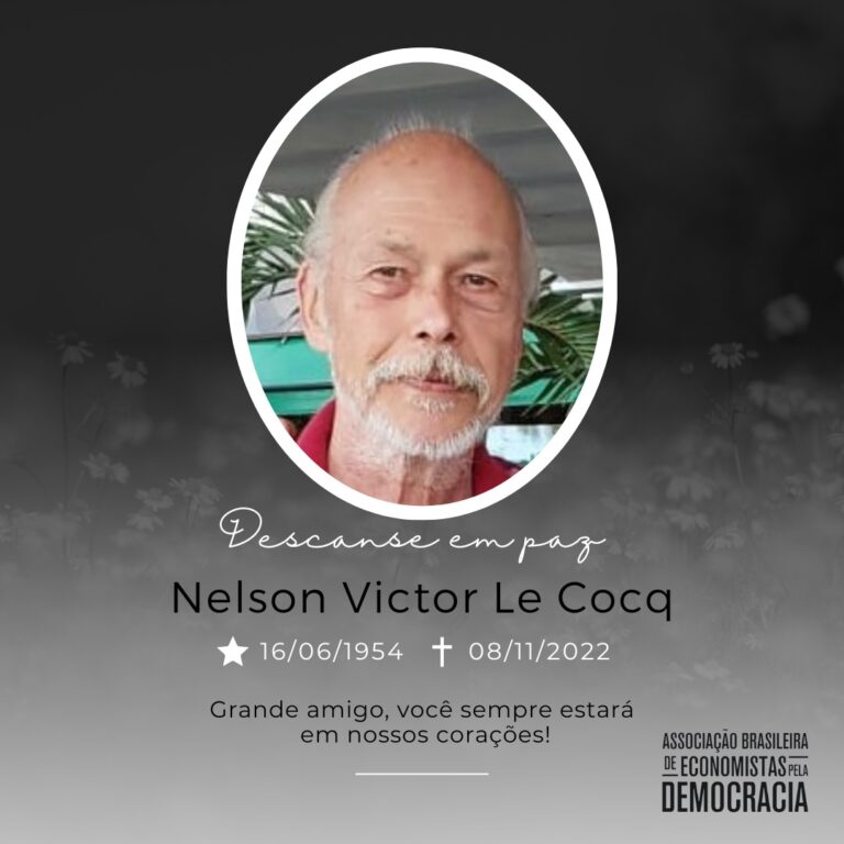 NOTA DE PESAR- Nelson Victor Le Cocq (16/06/1954- 08/11/2022)