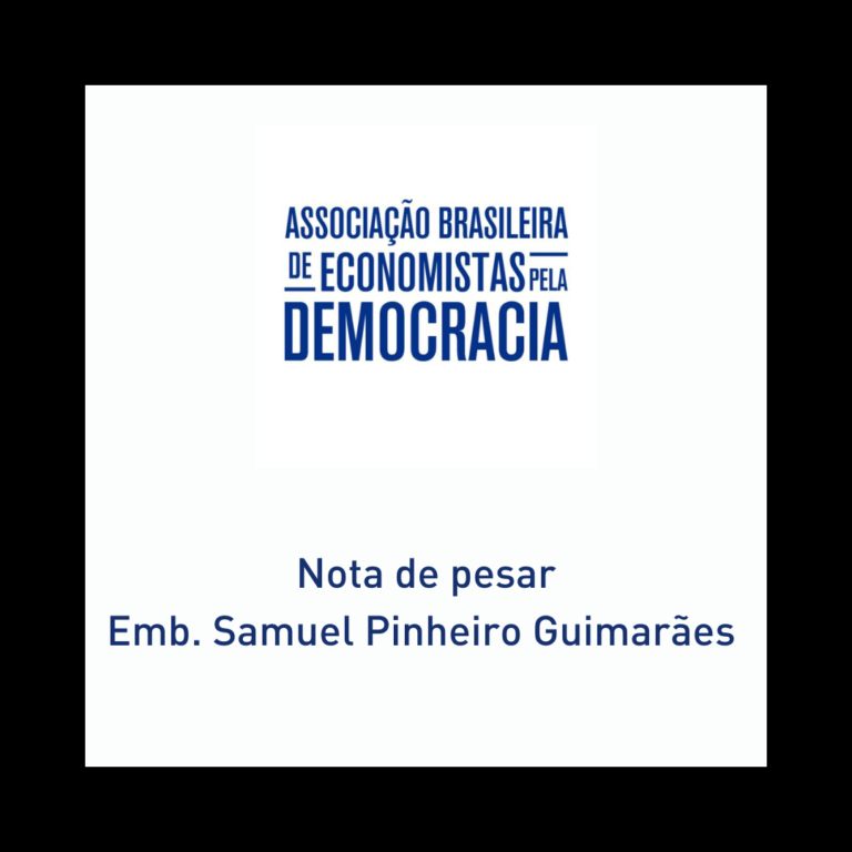 Nota de Pesar pelo Falecimento do Embaixador Samuel Pinheiro Guimarães